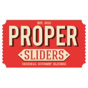 Proper Sliders - American Sliders, Wings and Shakes