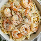 Pasta Shrimp Business Meal