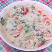 Vegetable Raita