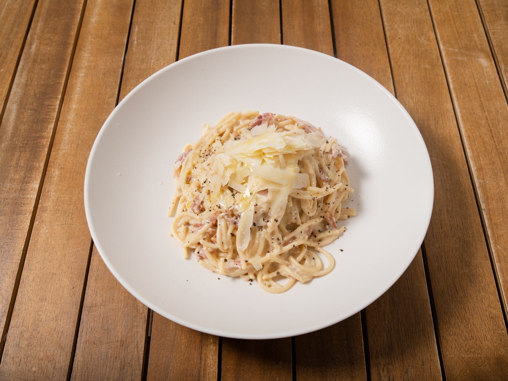 Spicy Garlic Bacon Linguini