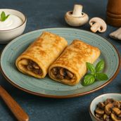Blini With Mushroom