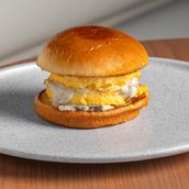 Egg Mushrooms Bun