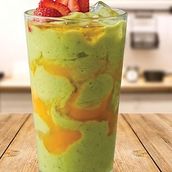 Avocado with Fruit Juice