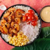 Maui Shrimp Poke Bowl