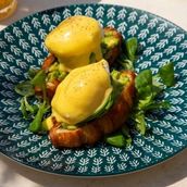 Croissant And Poached Egg Duet