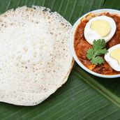 Appam Egg Roast
