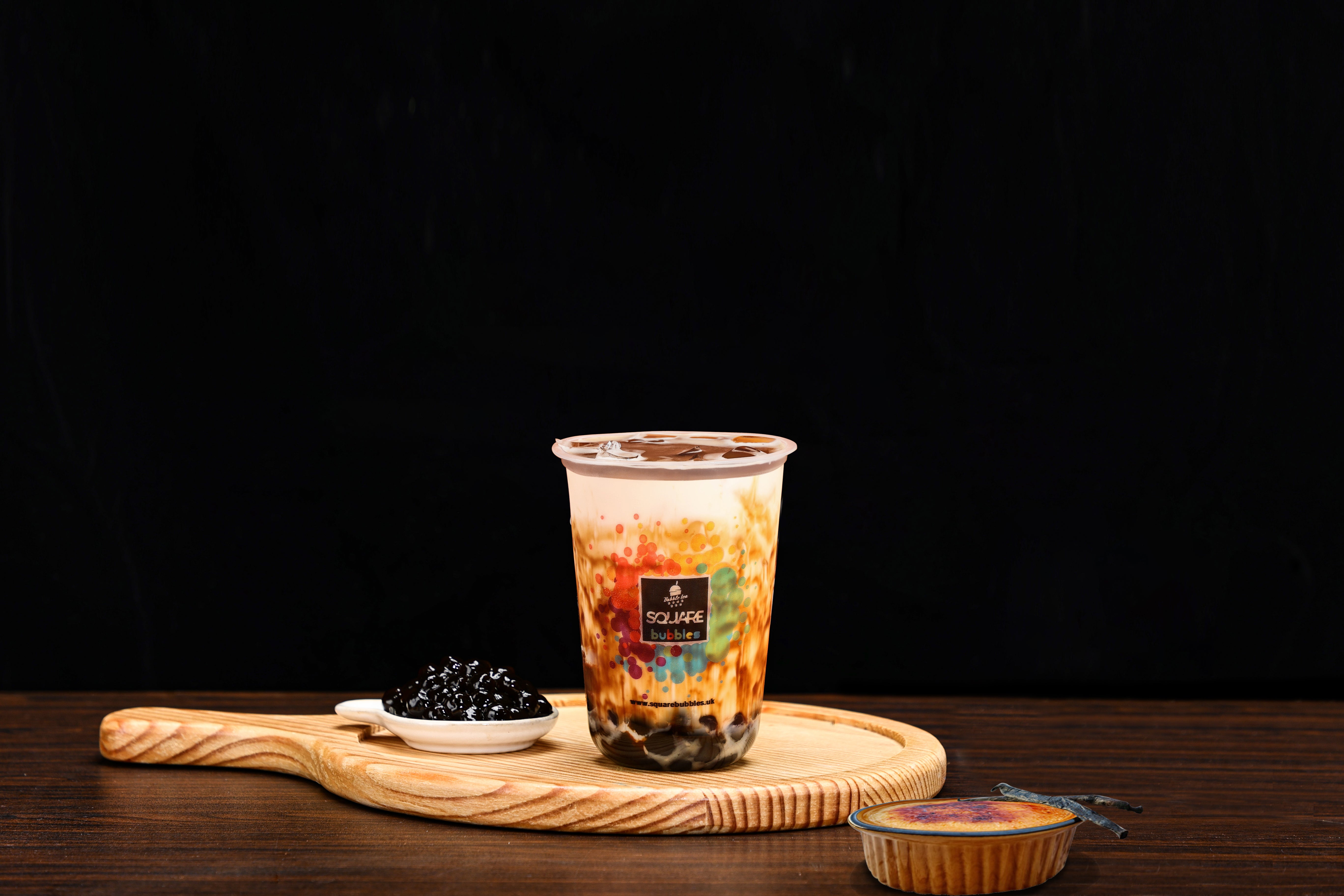 Crème brûlée classic boba fresh milk