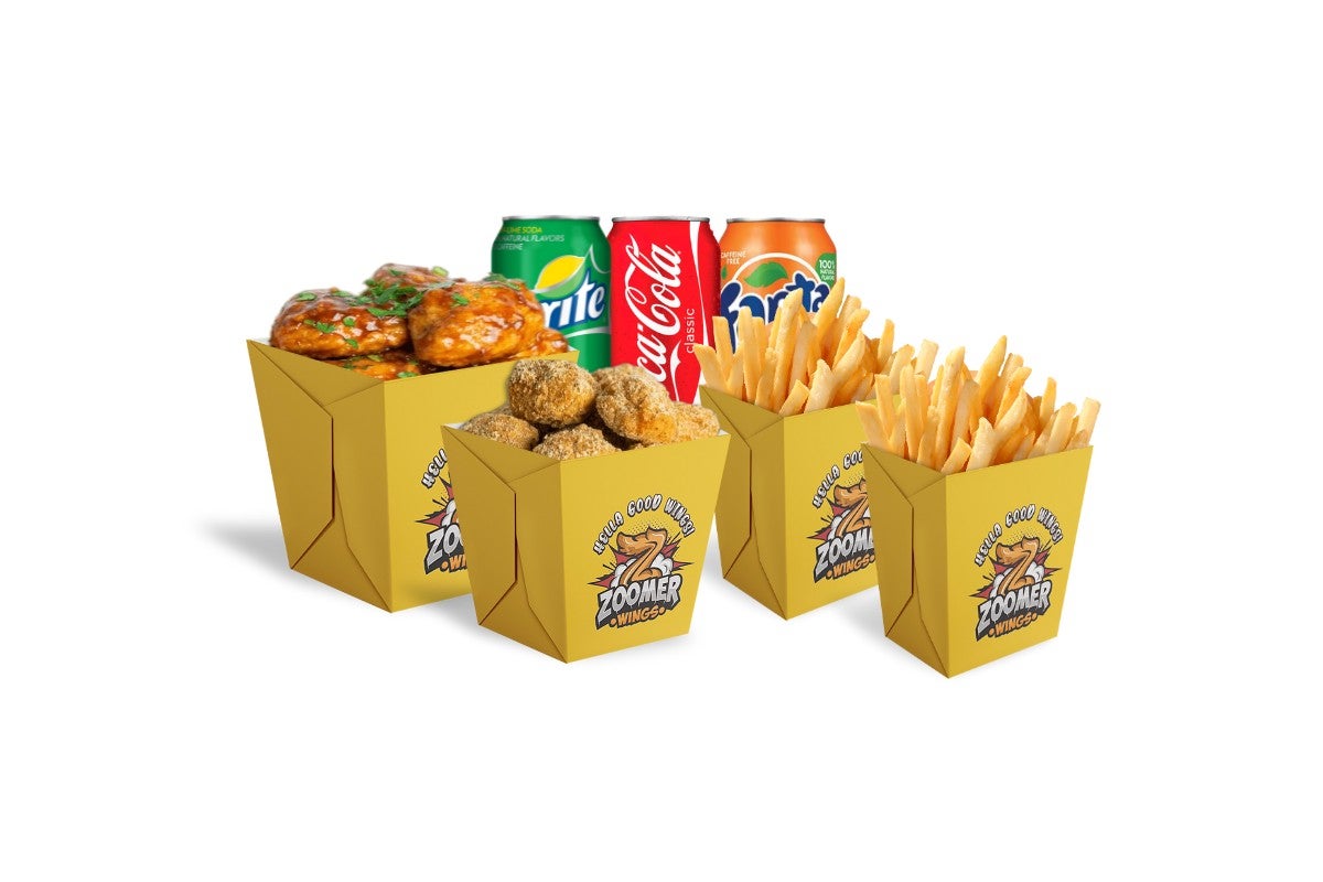 Boneless Wings Meal for 2