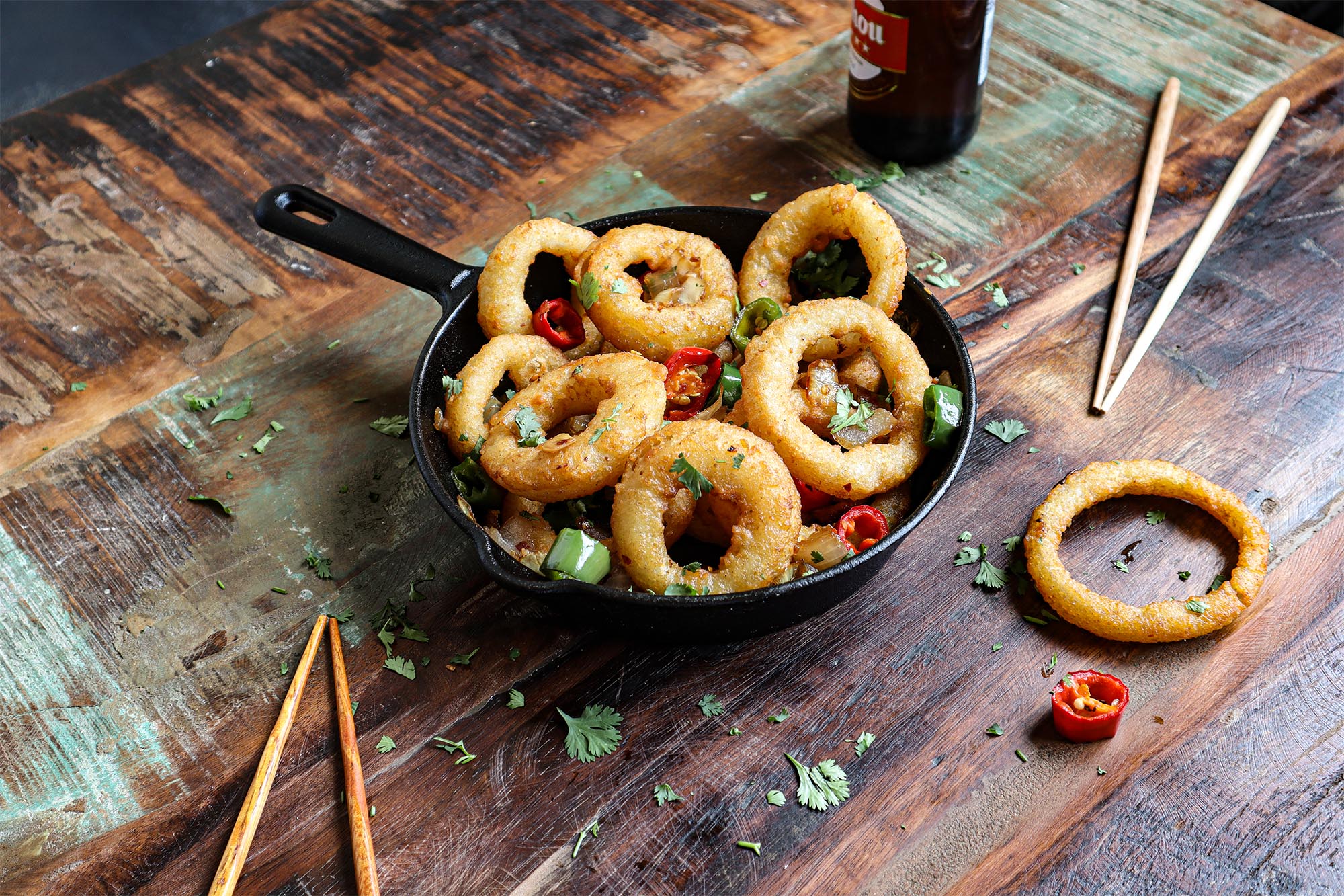 Salt and Chilli Pepper Onion Rings