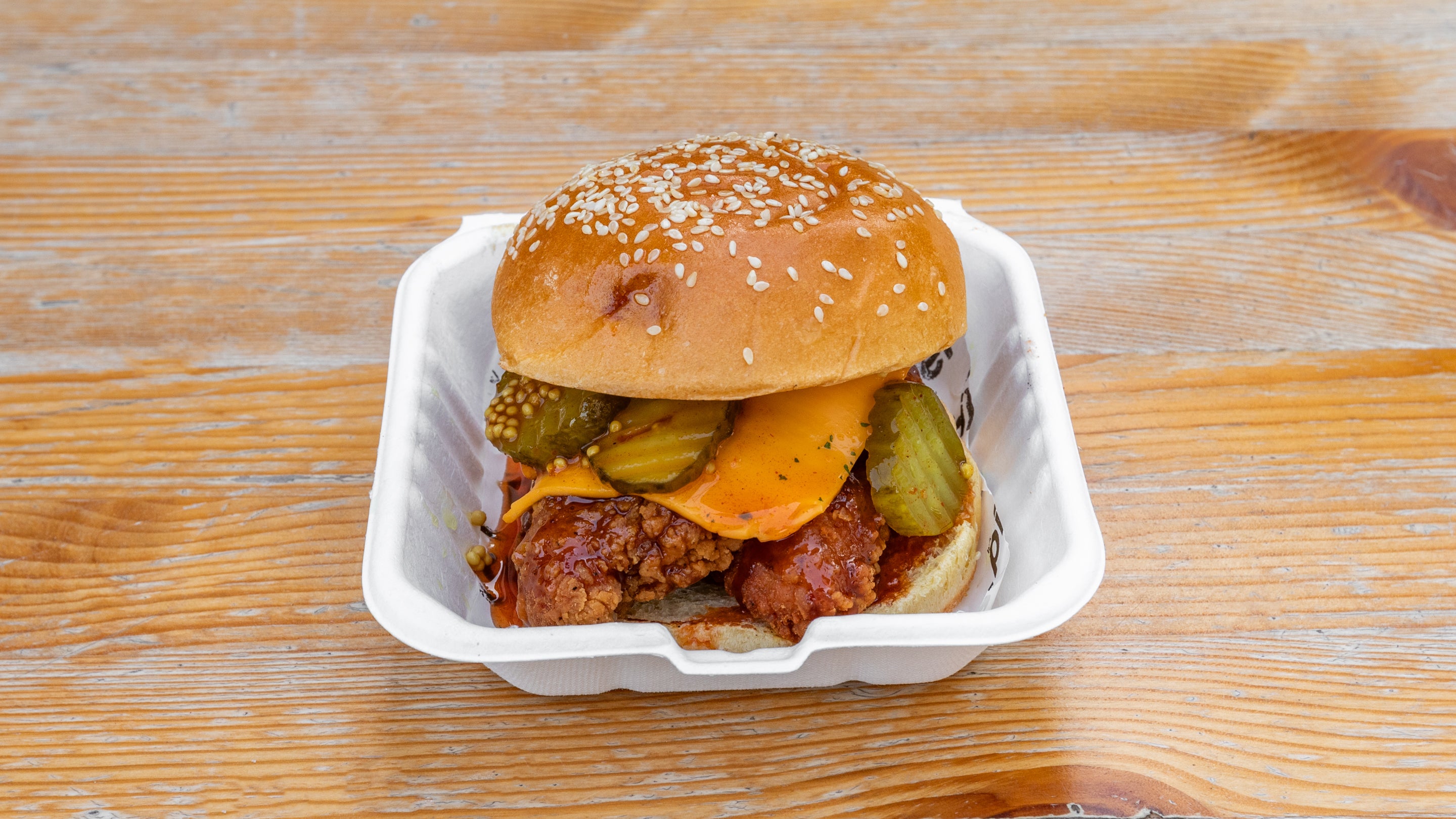 Hot Honey Chicken Burger