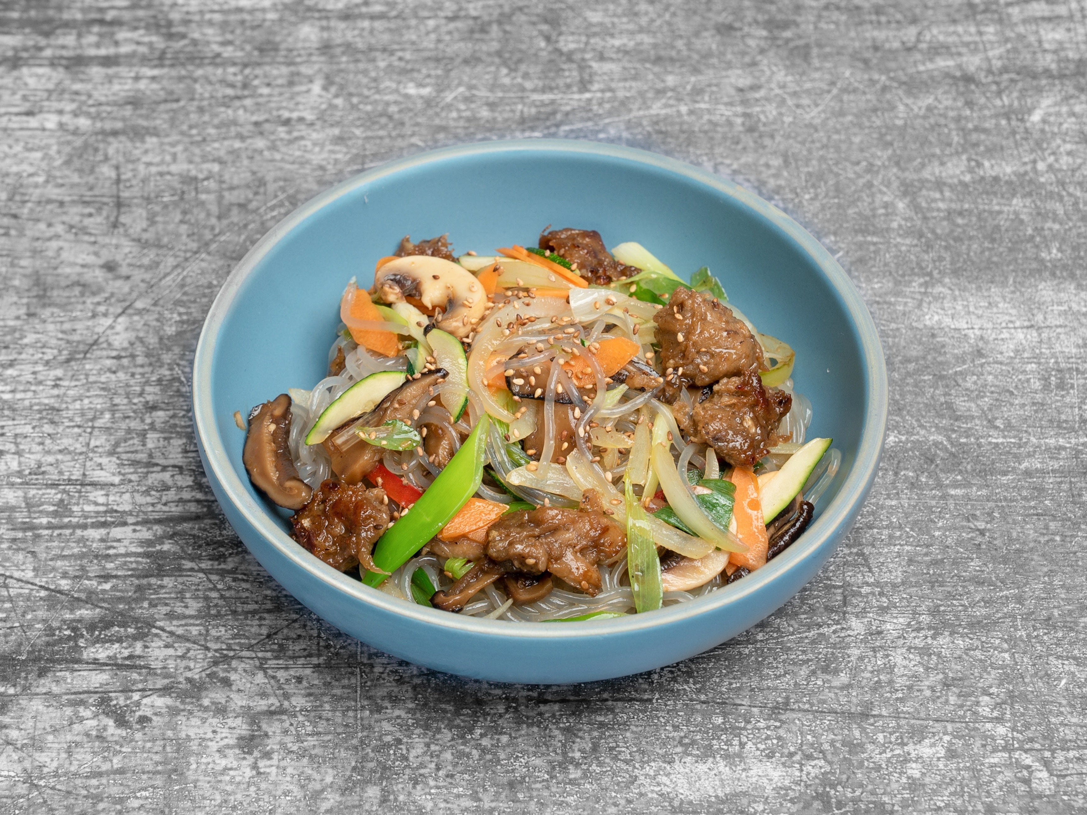 Sweet potatoe noodles 잡채 (Jabchae)