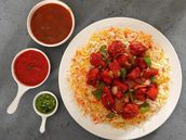 Chicken 65 Boneless Biriyani