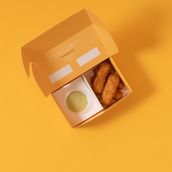 Halloumi Finger 3 Pieces With Pisto Sauce