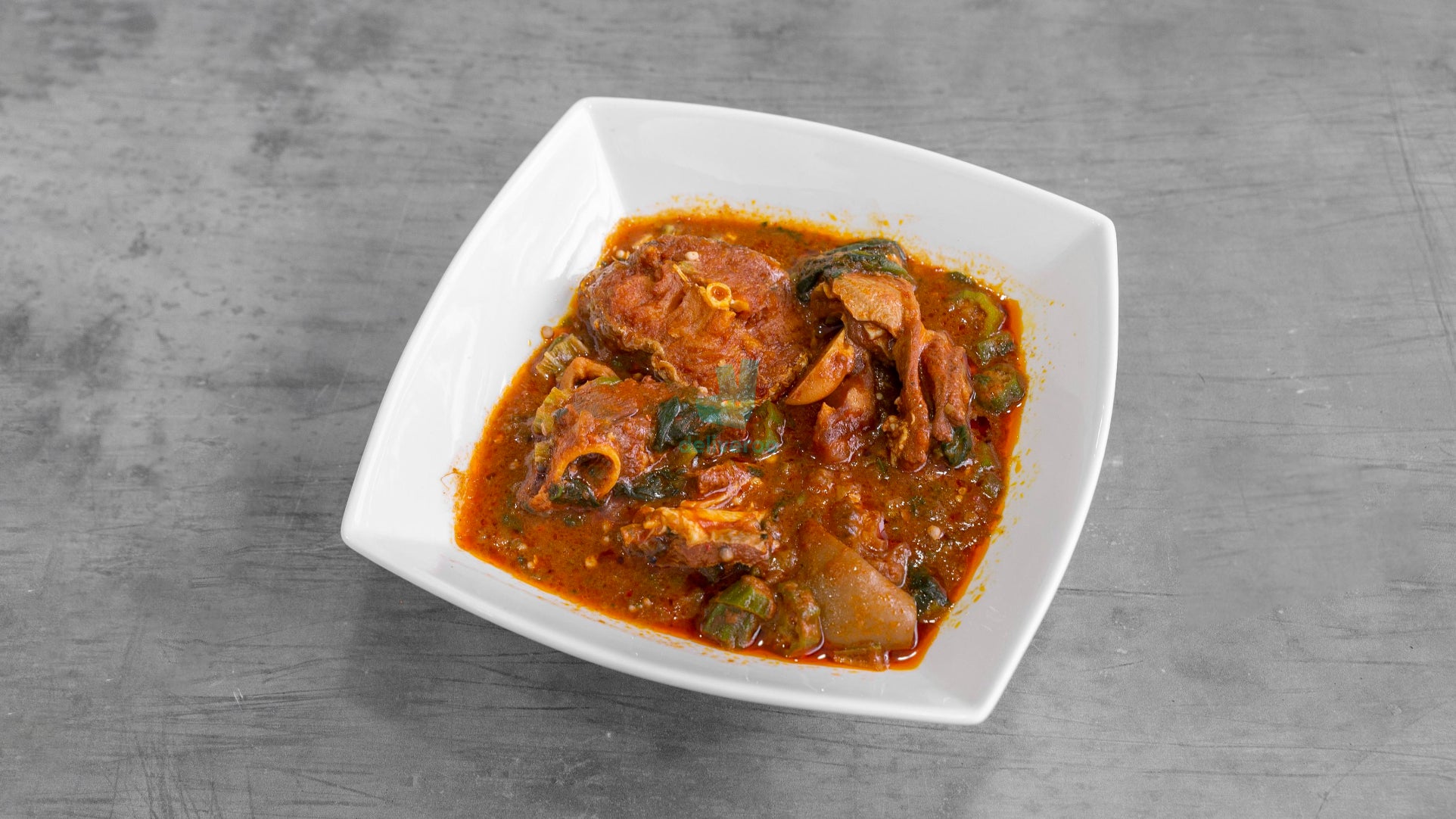 Banku and Okro Soup