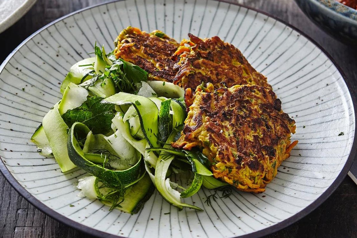 Carrot and Sweet Potato Fritters