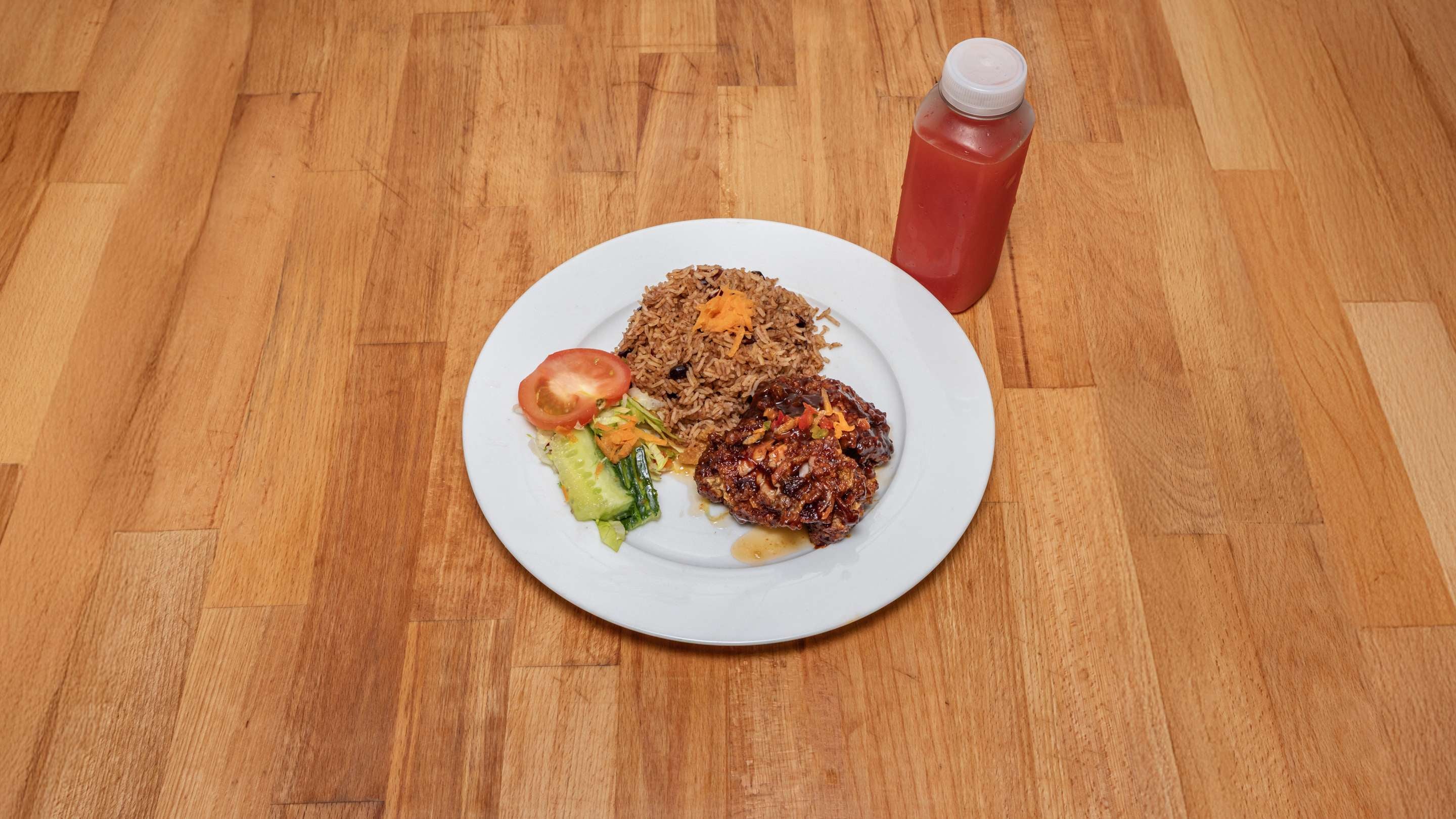 RICE/BBQ CHICKEN/PJ OR FP