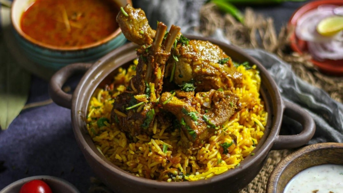 Hyderabadi Lamb Biryani