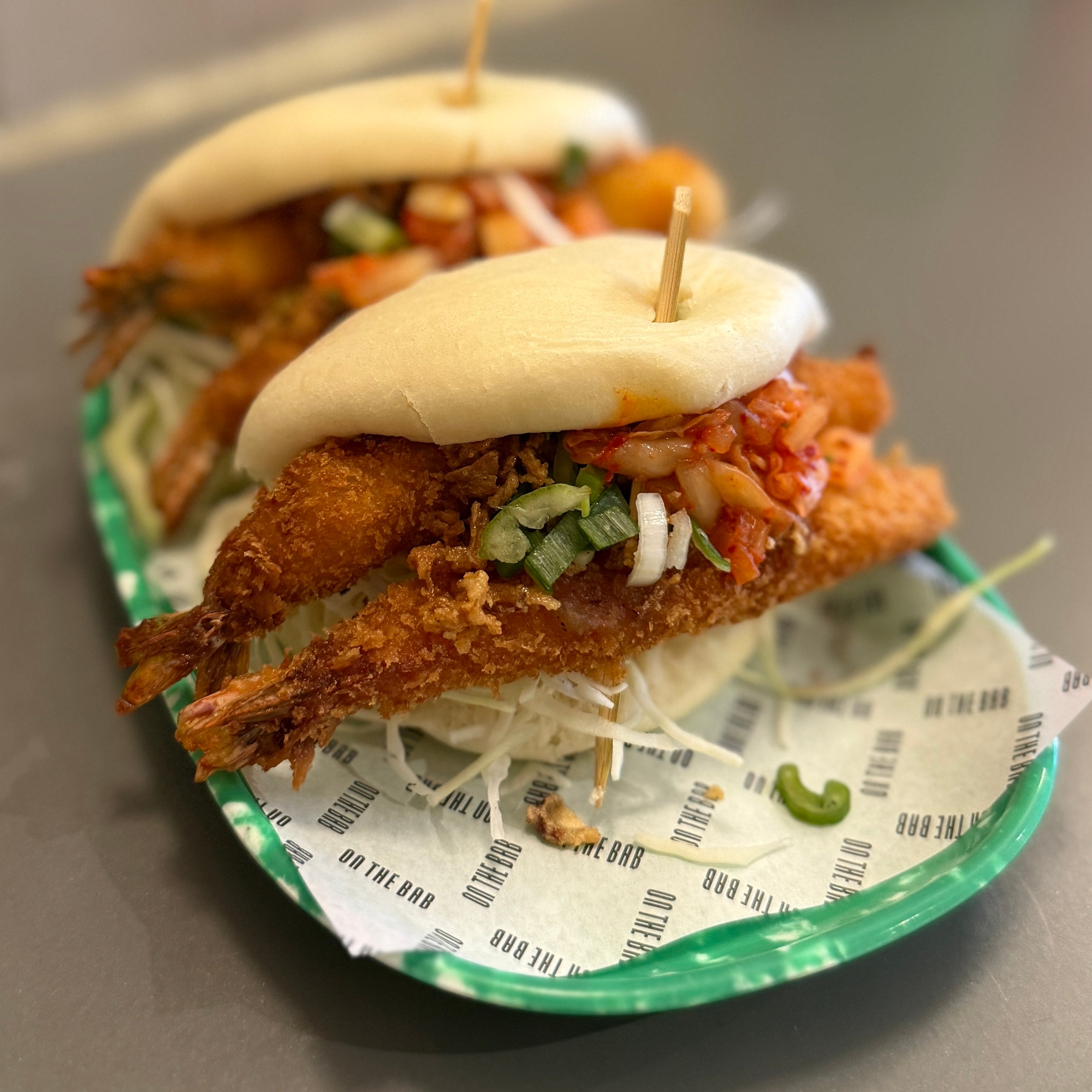 Buns with Prawn Patty