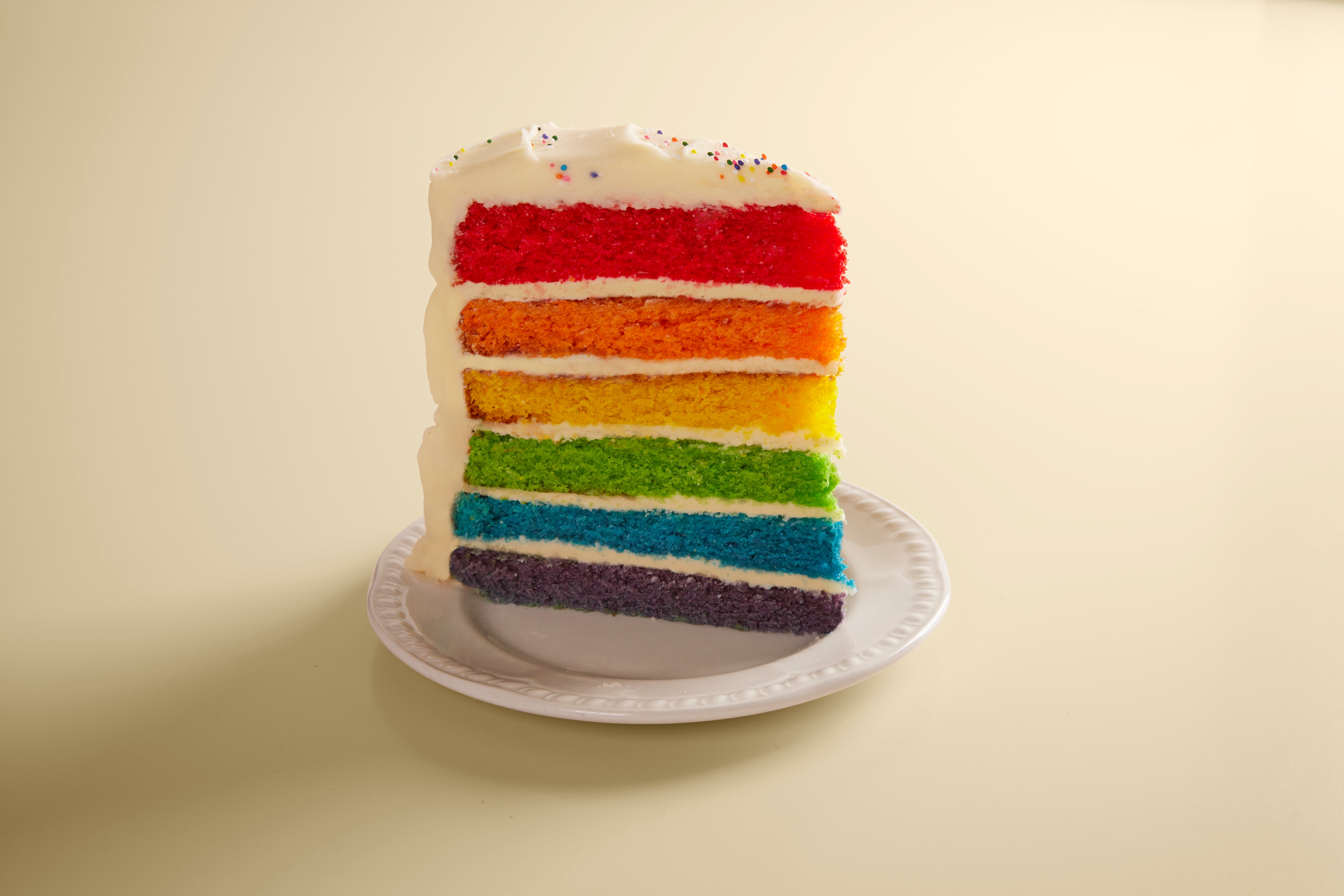Rainbow (Vanilla) Slice