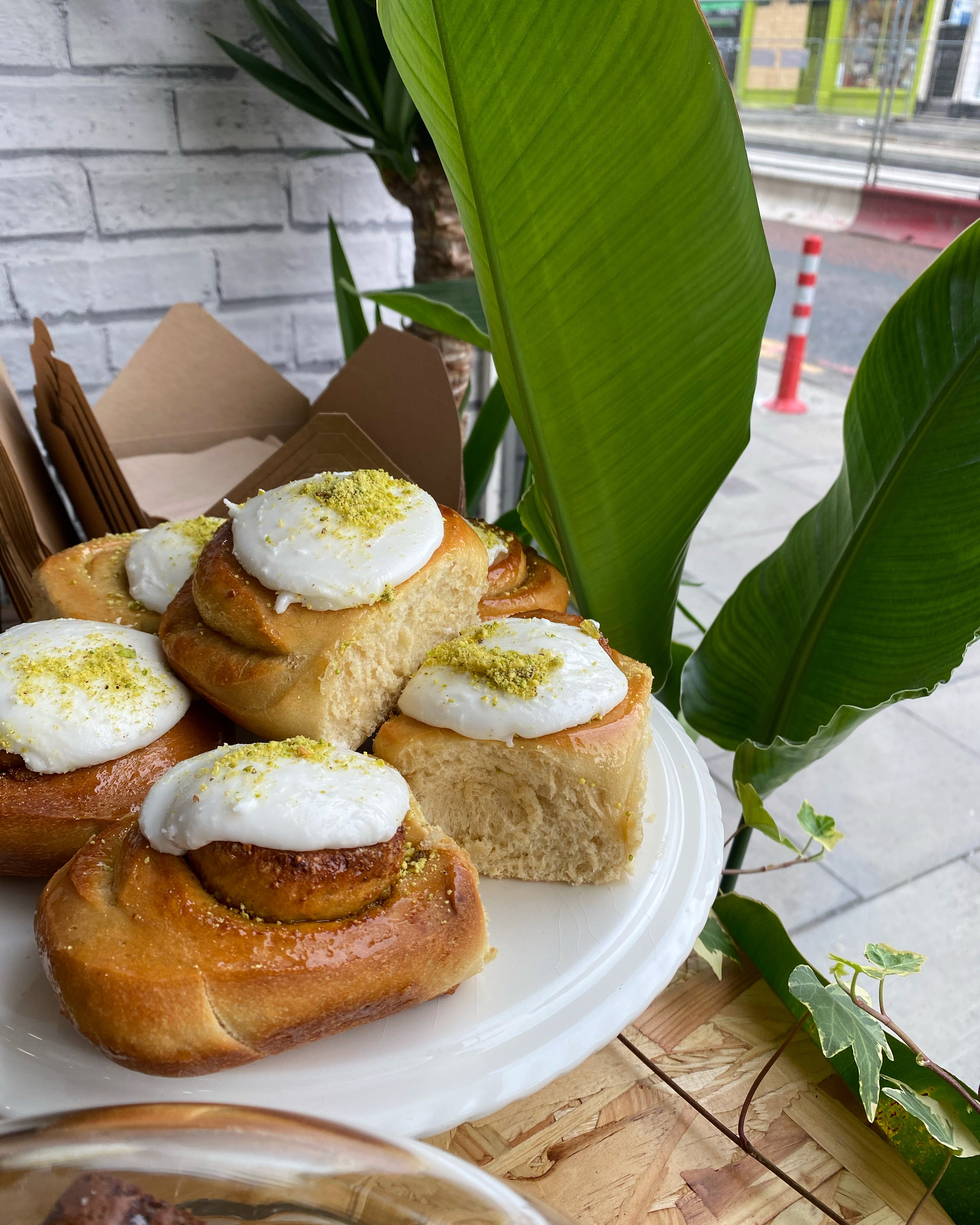 Pistachio and Cardamom Buns