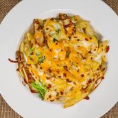 Triple Cheese Oven Bake pasta 