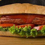Hot Dog With Cheetos Burger