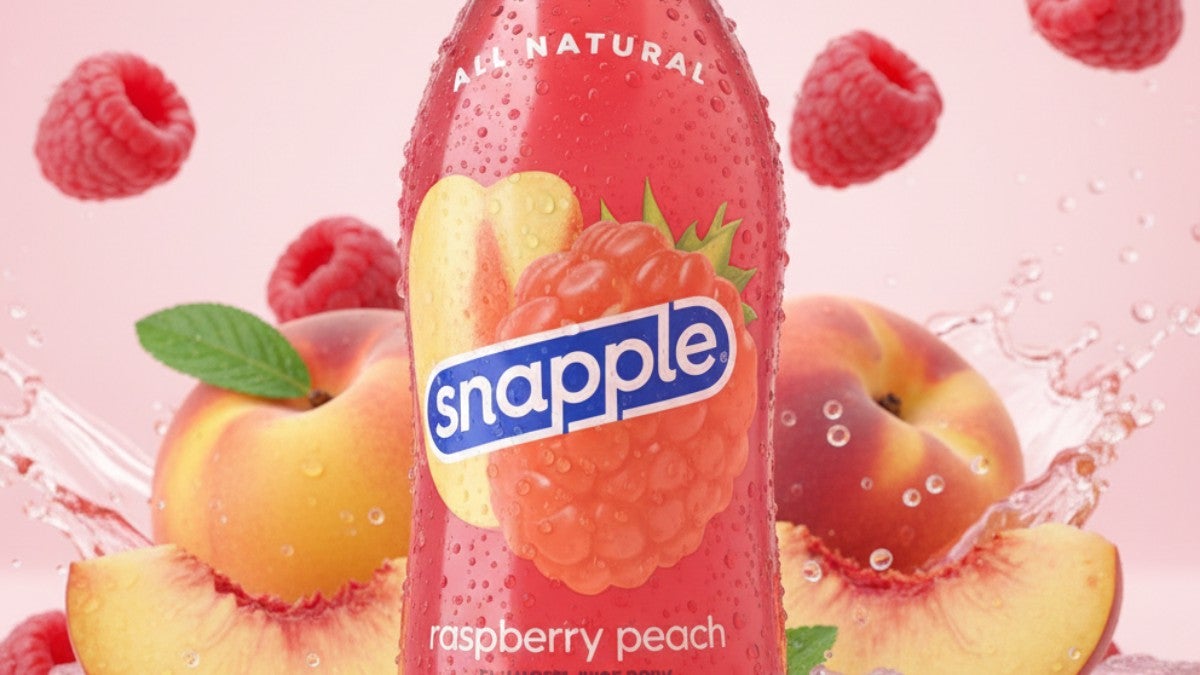 Snapple raspberry peach