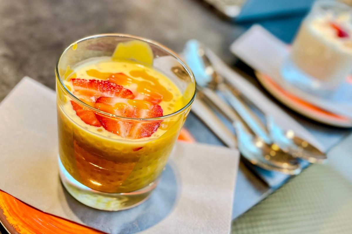 Mango tapioca Pudding