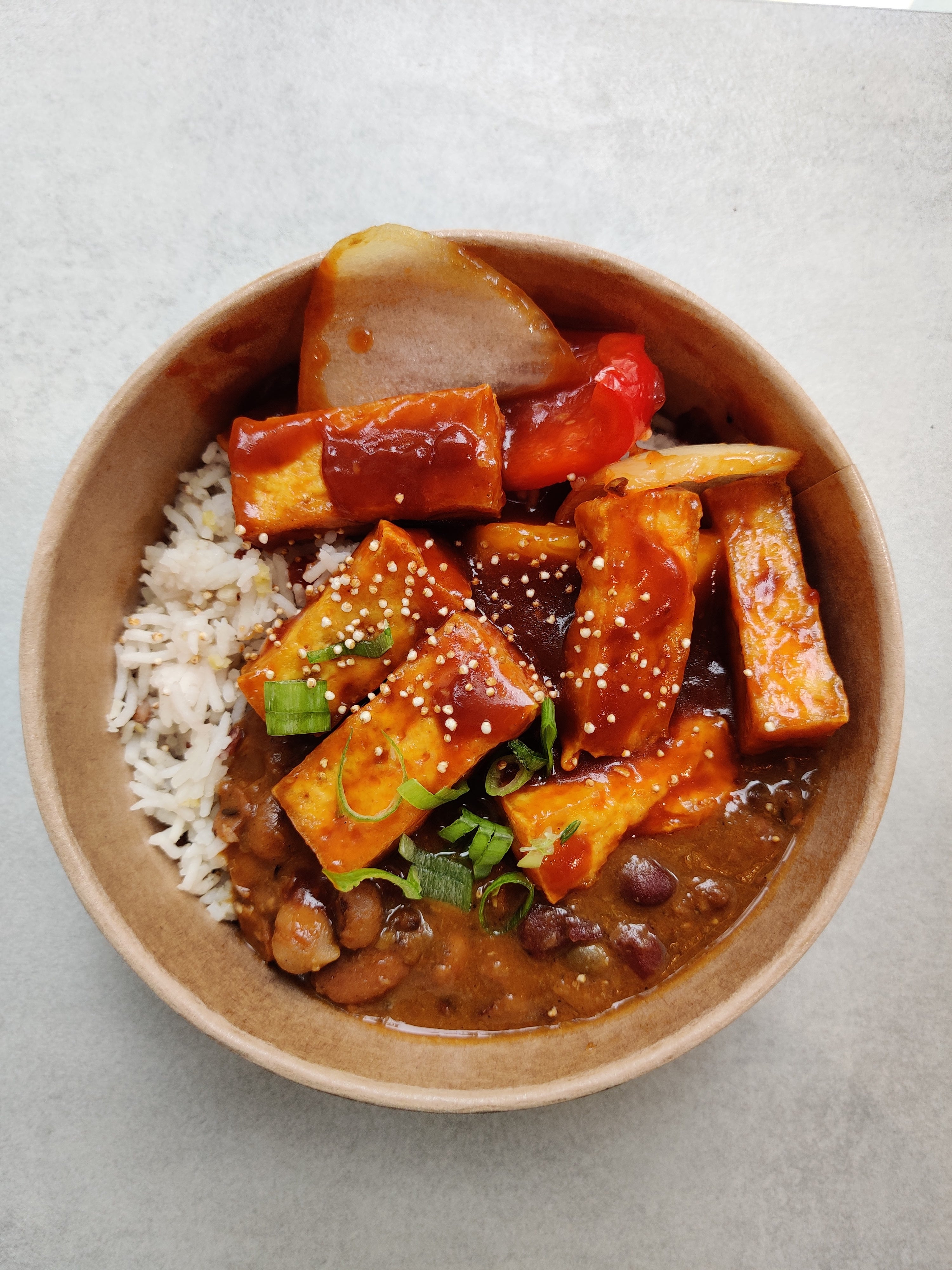 Sweet & Sour Tofu (Vegan)