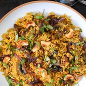 Mushroom Biryani