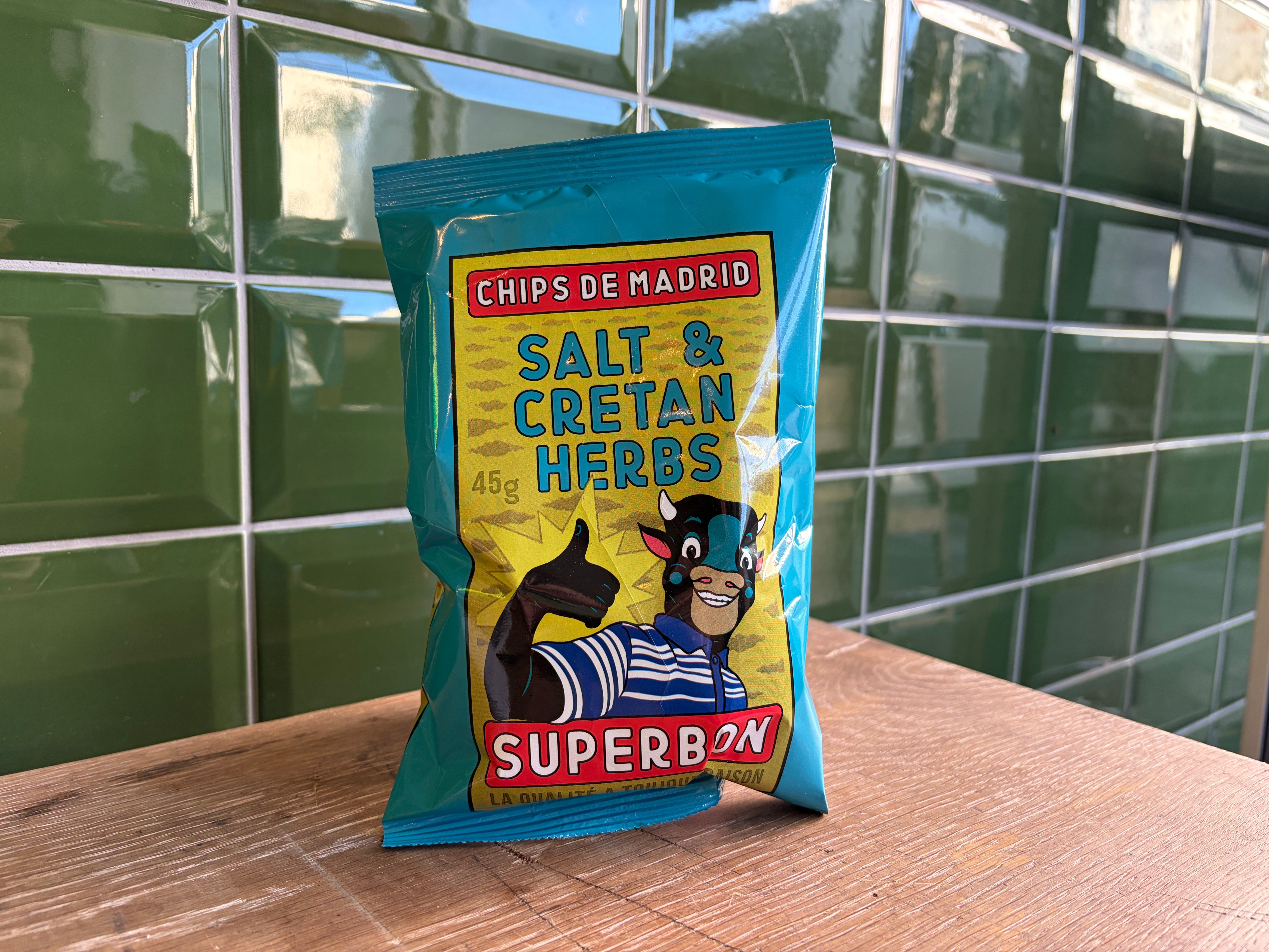 Superbon Crisps - Salt & Cretan Herbs
