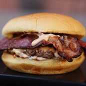Grilled Beef Bacon Burger