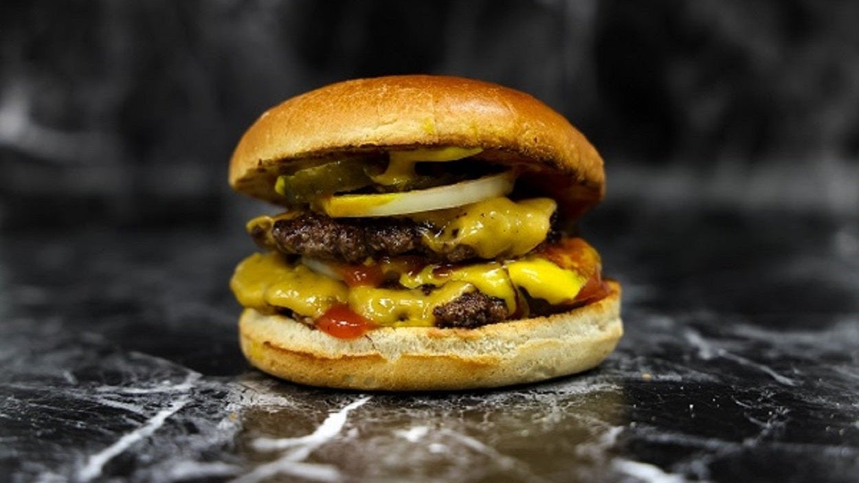 Half Pound Cheeseburger