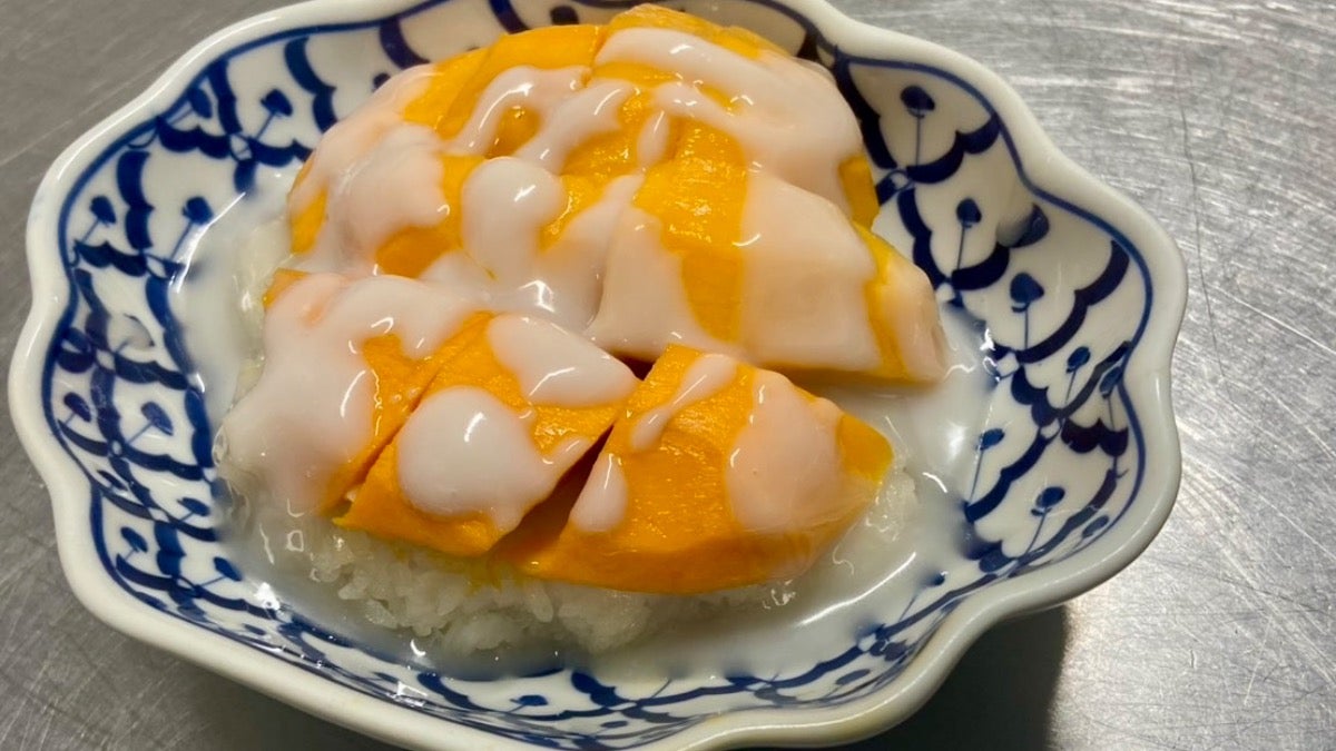 T20 Thai Mango sticky rice.