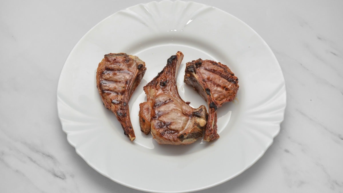 3 Succulent Lamb Chops