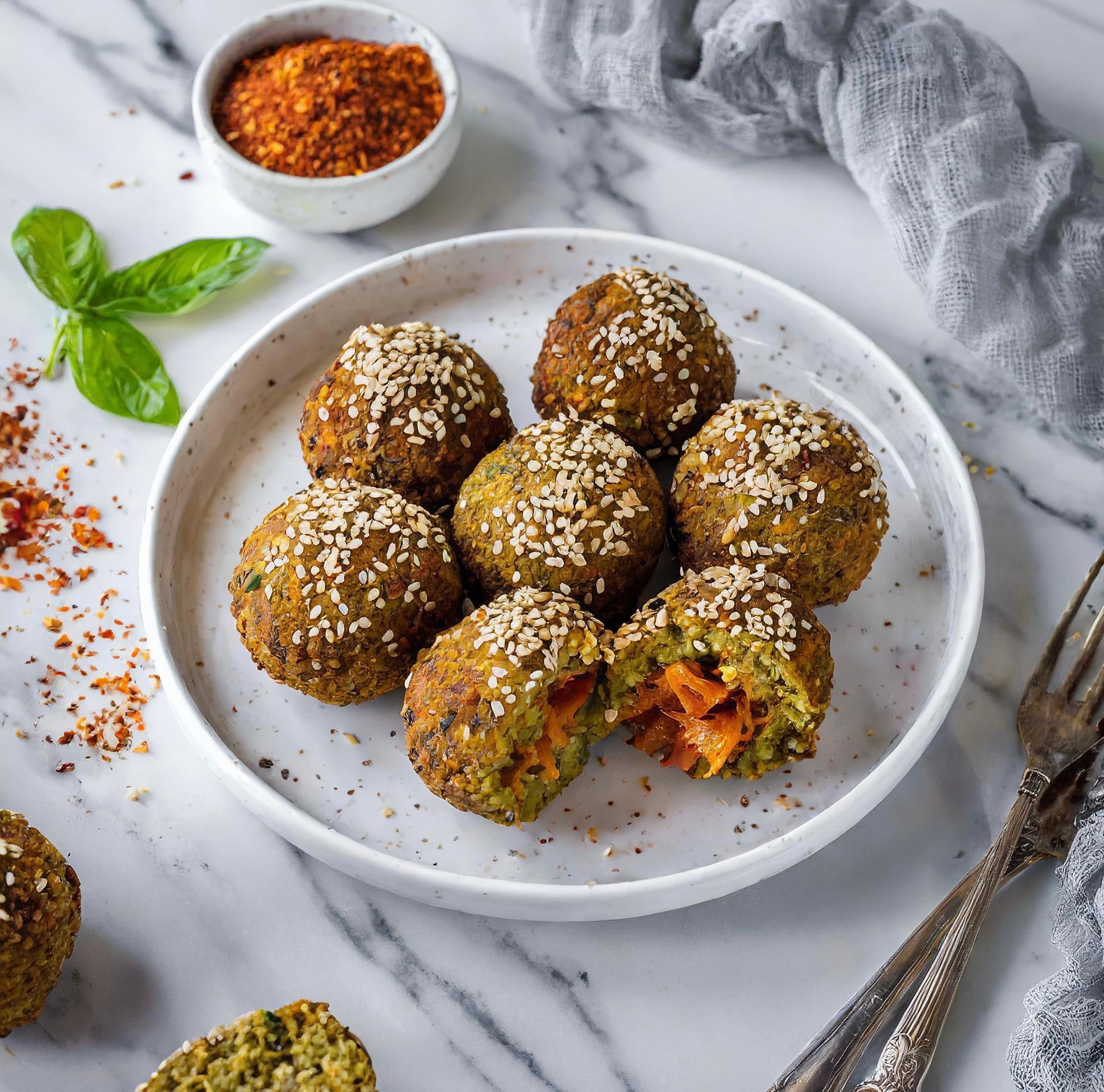 Stuffed falafel