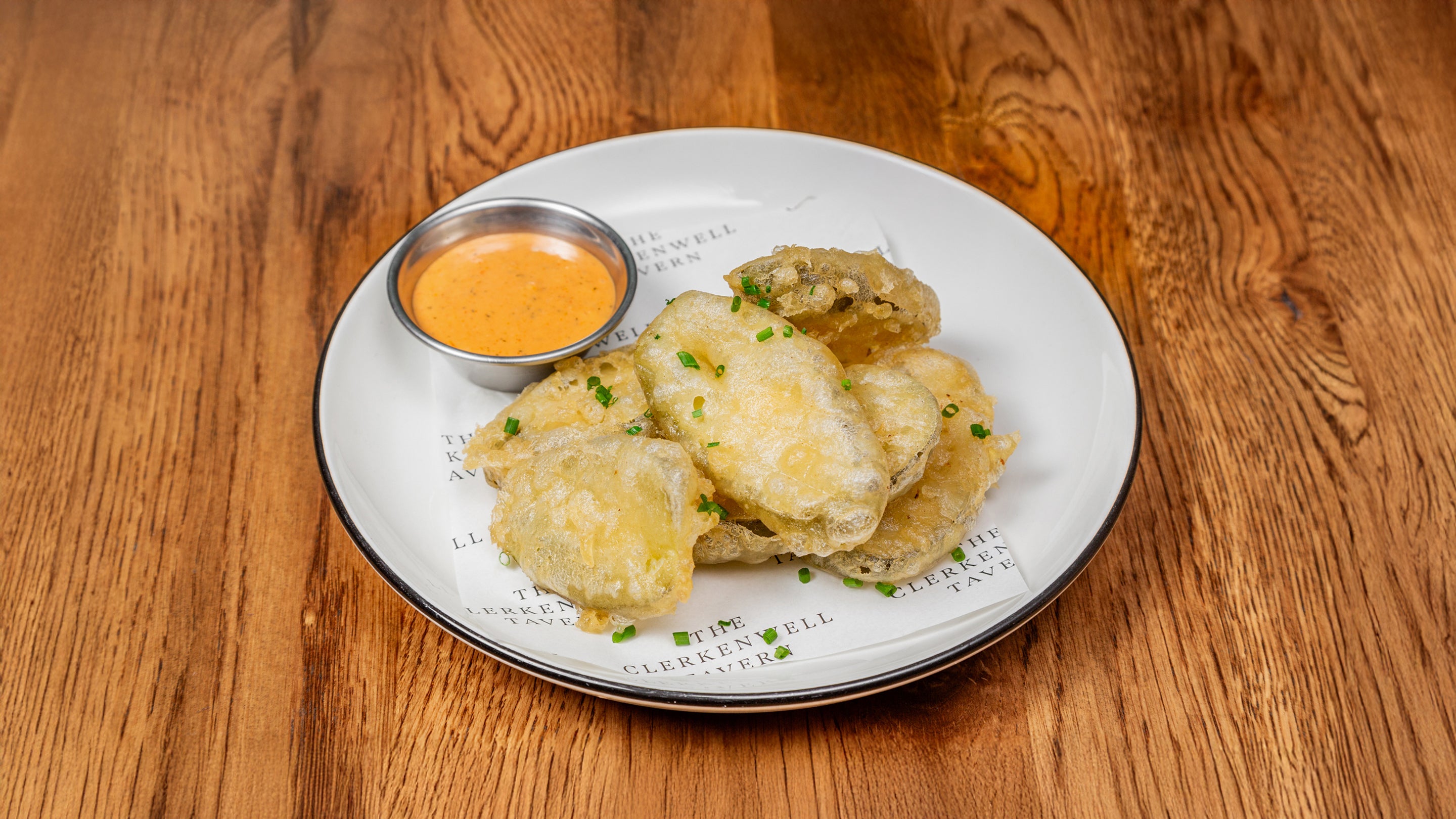 Deep-Fried Gherkins and Russian Dressing
