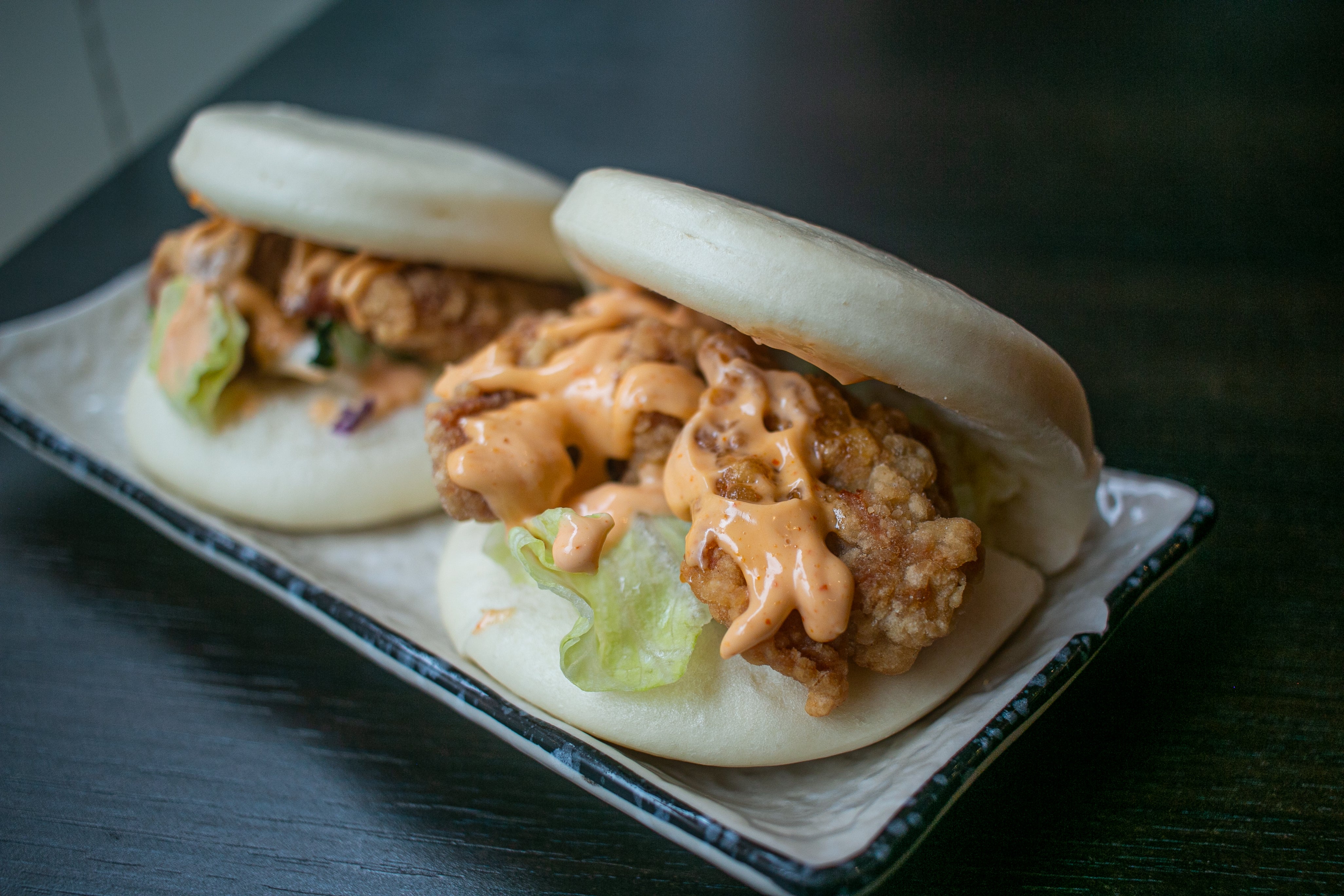 Tori Karaage Bao Bun (2 Pieces)  炸雞