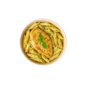 Lemon Garlic Brown Pasta with Chicken