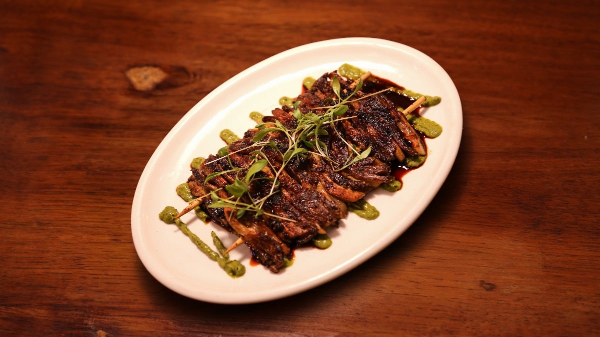 Chargrilled Oyster Mushroom Kabob