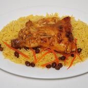 Quarter Chicken BBQ with Bukhari Rice