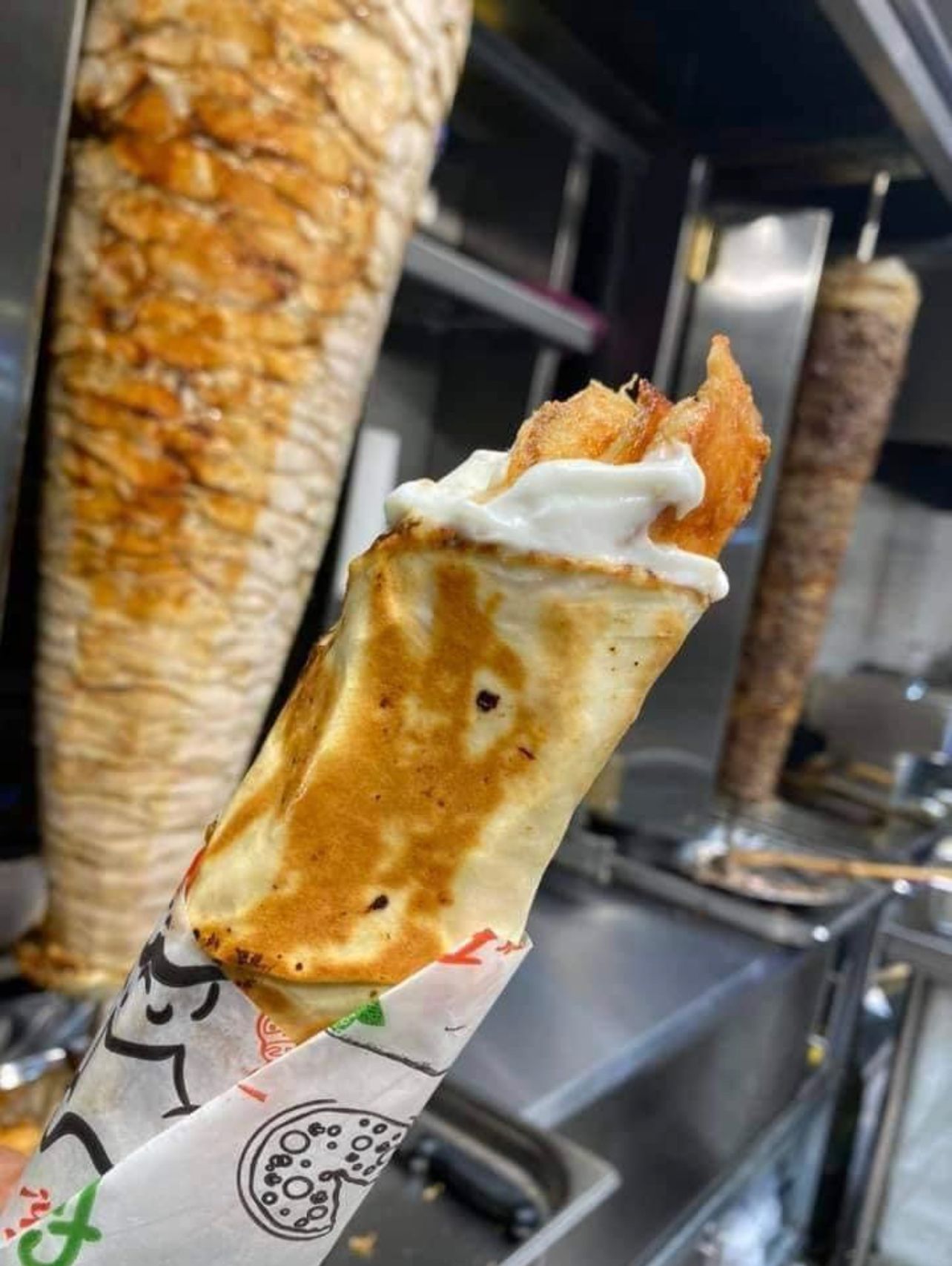 سندويش شاورما دجاج  صغير