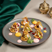 Avocado papadi chaat