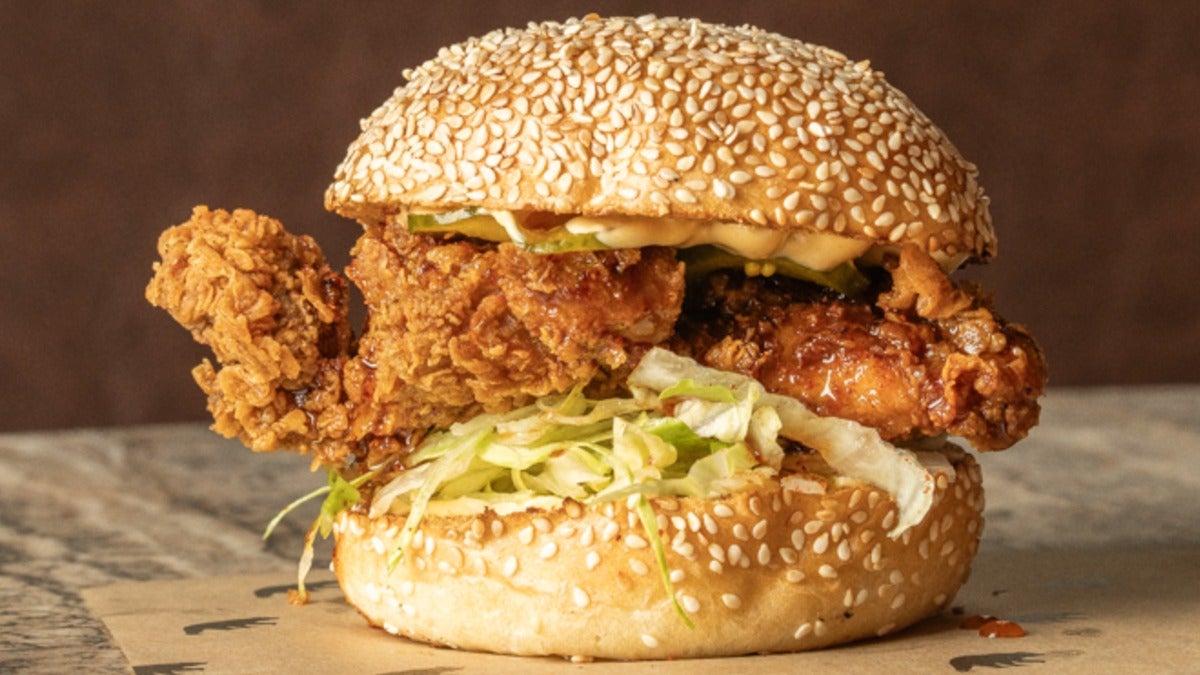 Dbl Hot Honey Chicken Burger