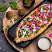 Baked Falafel Fatayer