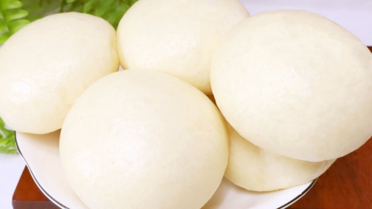 蒸馒头3个 Steamed Buns (3 Pieces)