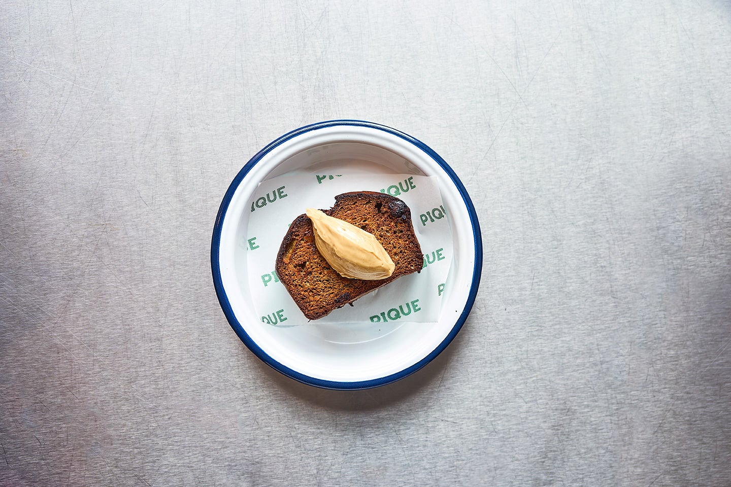 Toasted Banana Bread with Espresso Butter