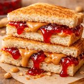 Peanut Butter And Jelly Jam Sandwich