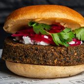 Vegan Falafel Burger