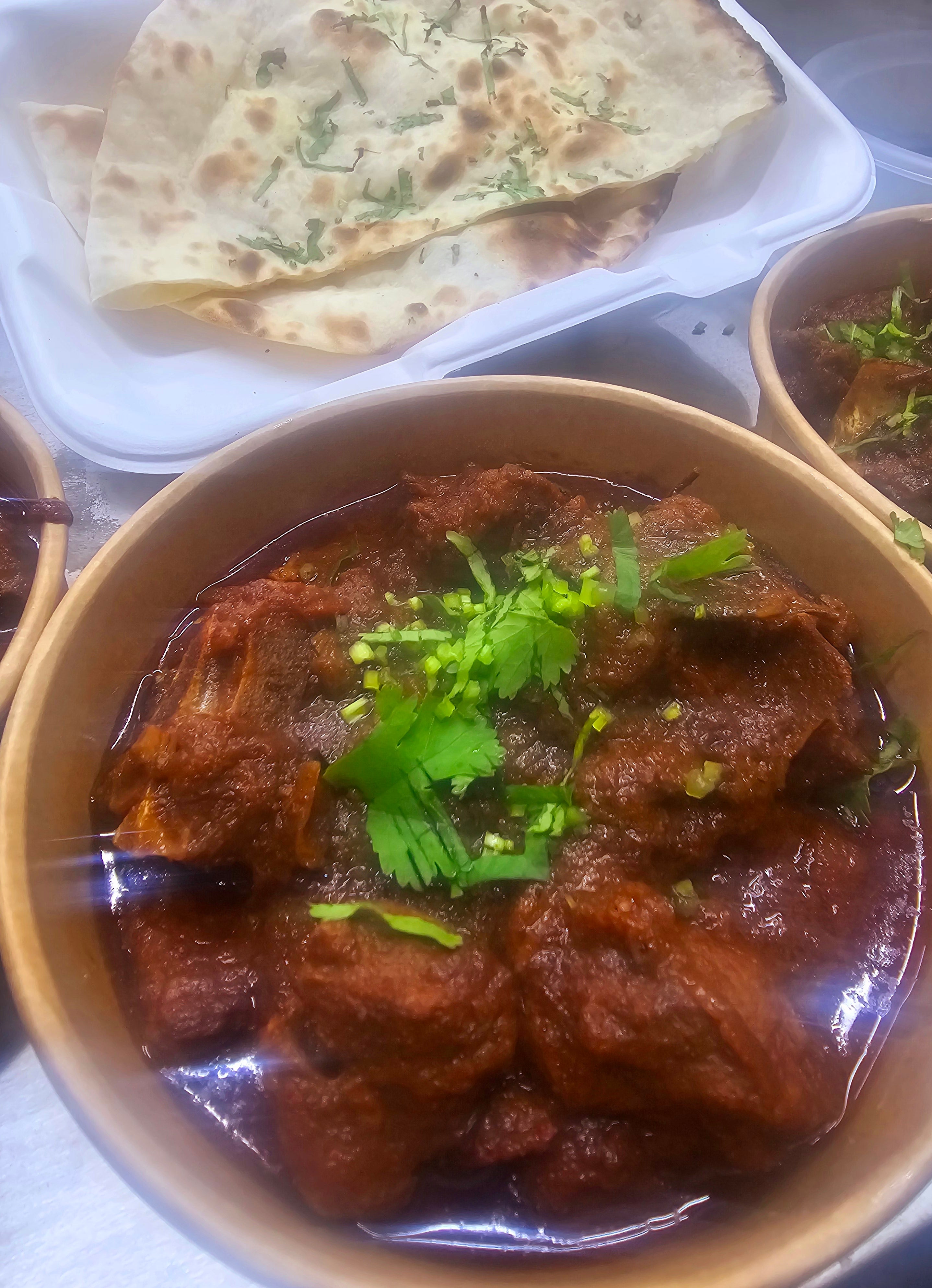Bhuna gosht( Sautéed Lamb with bones)
